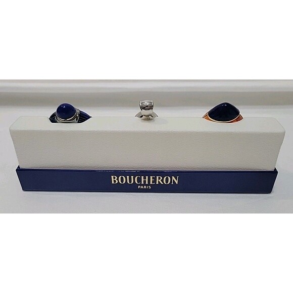 Vintage Boucheron Paris Jeweler Perfume Collection 3 pc. Miniatures NIB RARE - Picture 3 of 9